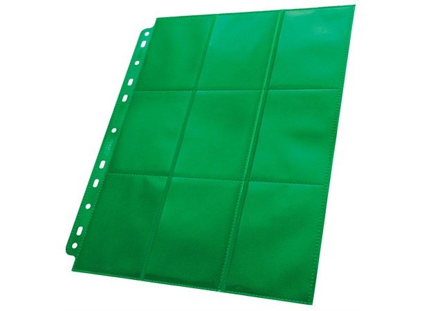Plastlomme 18-Pocket SideLoad Grønn x50 Ultimate Guard - Passer Double Sleeve